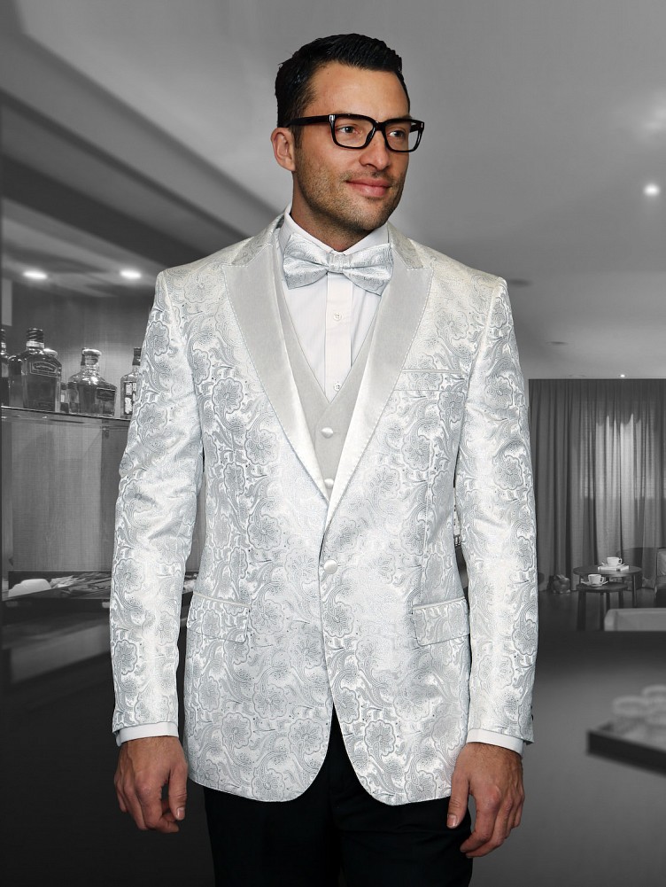 fancy white suit