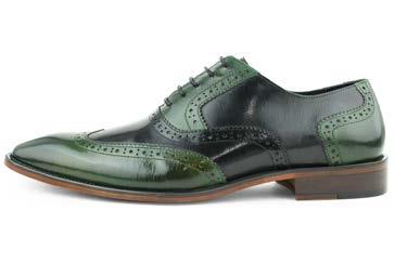 SMOOTH LEATHER WING TIP MULTI COLOR