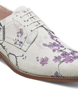 PLAIN TOE OXFORD PRINTED SUEDE LEATHER FULLY CUSHIONED MEMORY FOAM PG 10